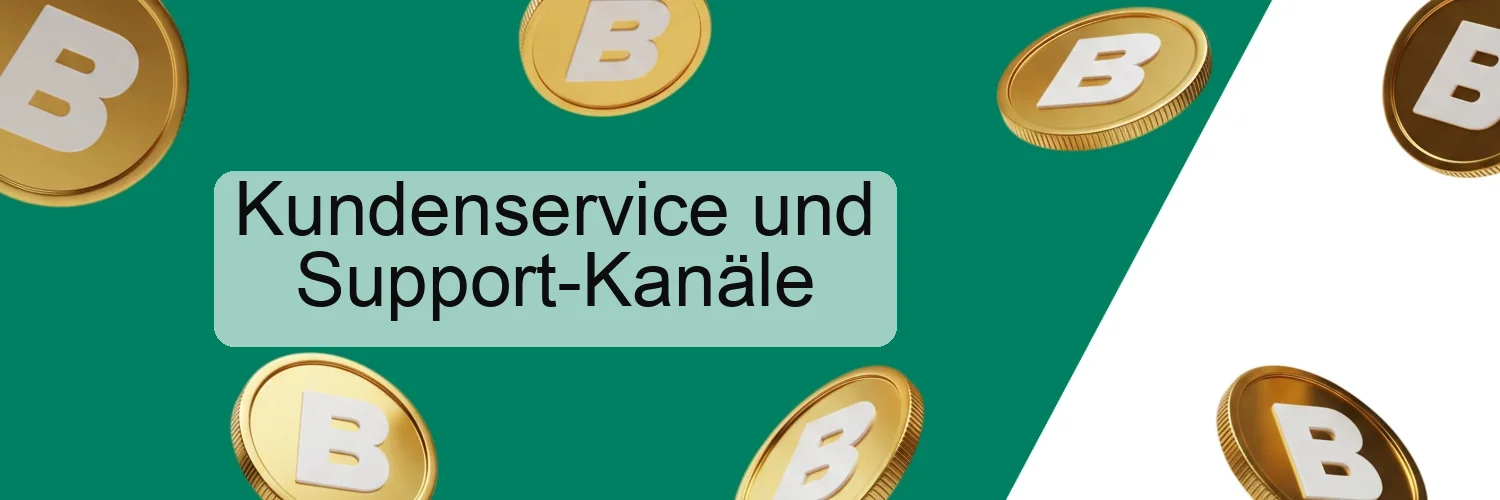 Kundenservice und Support-Kanäle